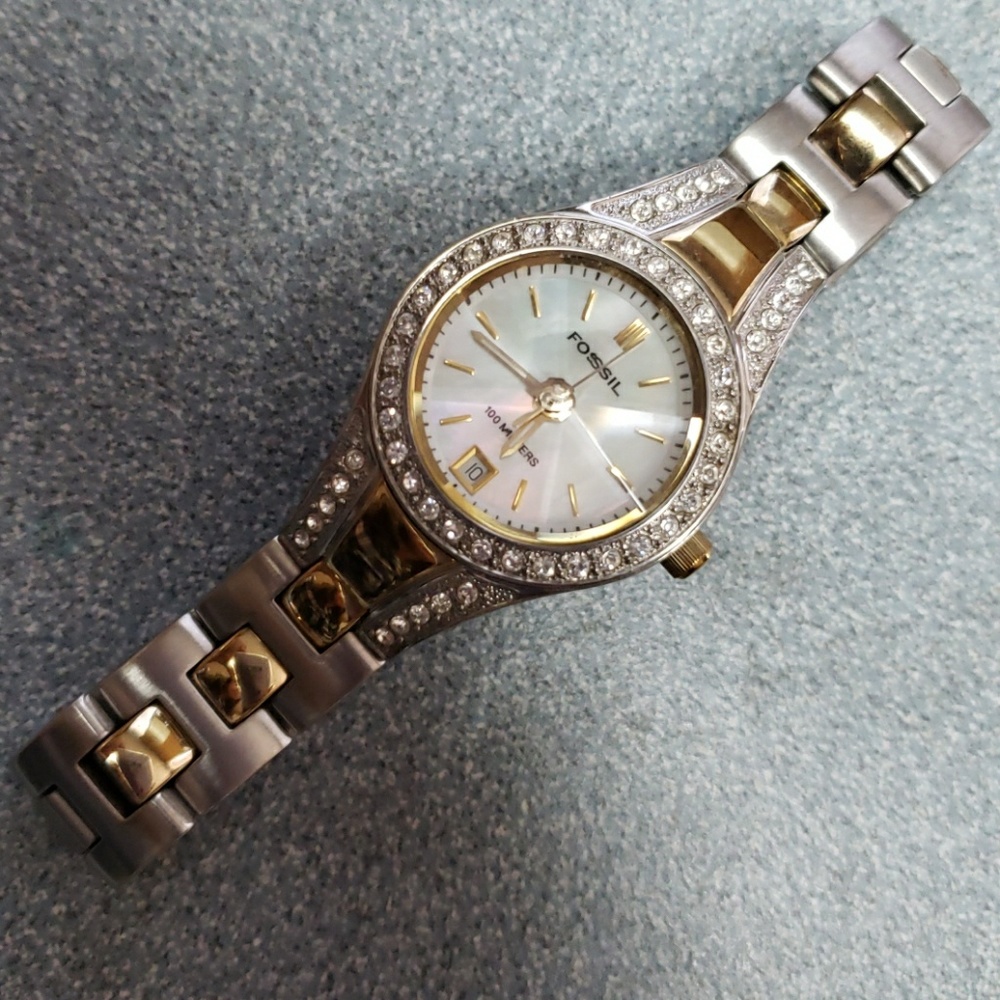 Stainless Steel Fossil, Blue Edition, Watch